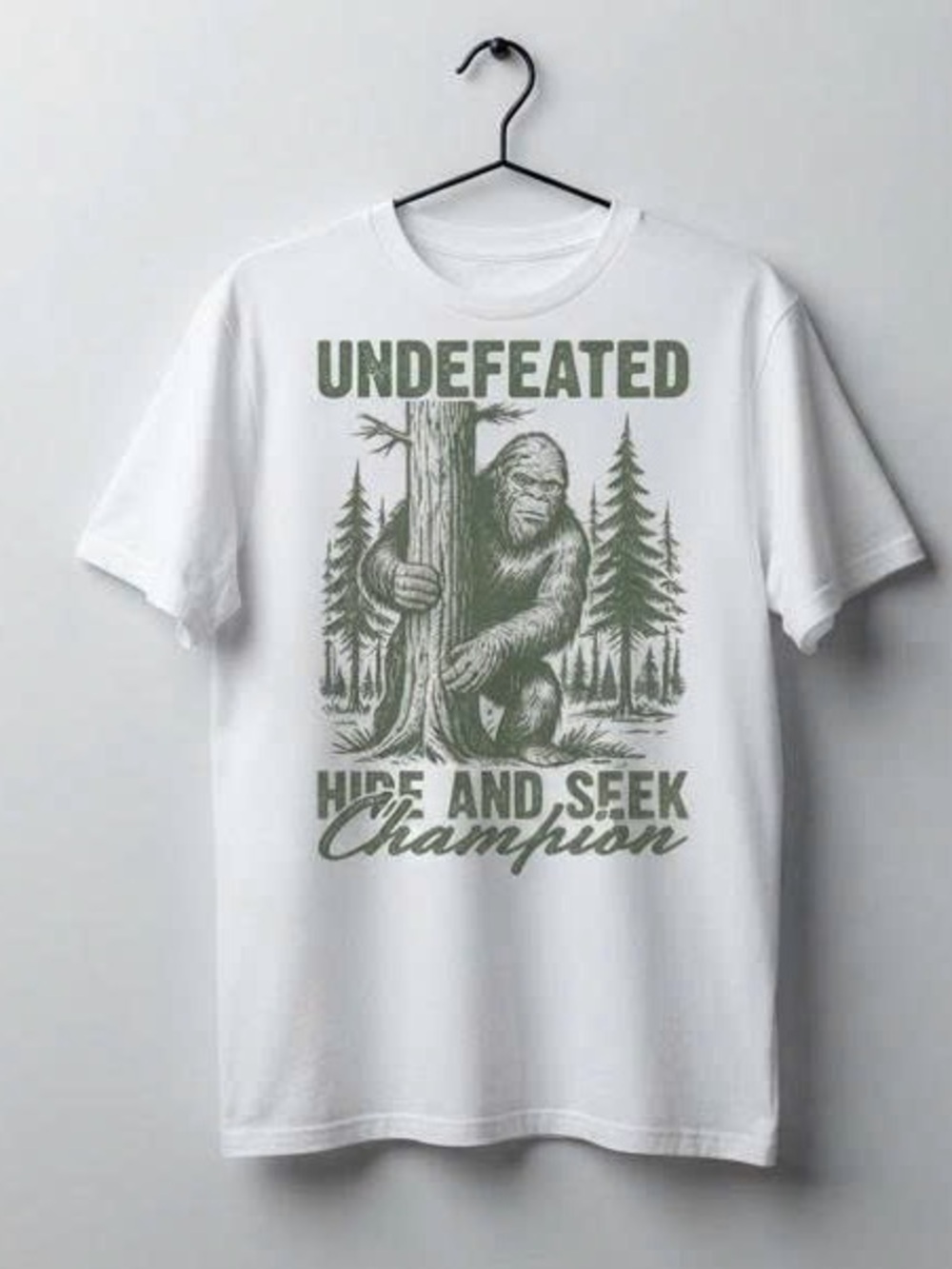 'Undefeated Hide and Seek Champion' Graphic Tee